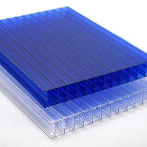 Panel de techo de <span class=keywords><strong>policarbonato</strong></span> hueco de plástico transparente de doble pared/panal/cuatro capas - Product Image 6