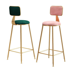 JP Light <span class=keywords><strong>Chaise</strong></span> de <span class=keywords><strong>bar</strong></span> de luxe en acier inoxydable doré Tabouret haut Tabouret de <span class=keywords><strong>bar</strong></span> <span class=keywords><strong>Chaise</strong></span> de <span class=keywords><strong>bar</strong></span> pour réception - Product Image 2