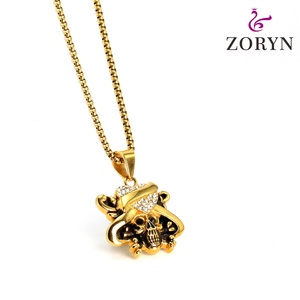 Pendentif Tête de Loup Viking Plaqué Or, Mythologie Nordique Odin Fenrir, Protection Runic, Bijoux de Mode en Acier Inoxydable pour Hommes et Femmes - Product Image 5