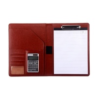 Carpeta de Oficina para Hotel con Calculadora, Clip Metálico A4 para Gerentes, Portadocumentos para Contratos y Ventas de Tiendas 4S