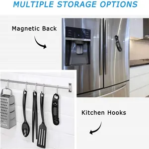 เทอร์โมมิเตอร์วัดอุณหภูมิแบบดิจิตอลพกพาสำหรับบาร์บีคิวและอบอาหารในครัวเรือน ขายส่ง - Product Image 6