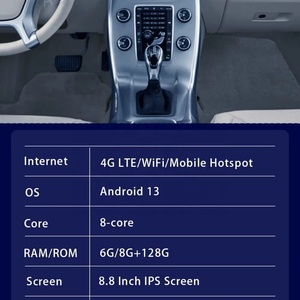 8.8 Inch Android Car Radio for Volvo S80 V70 2011-2015 Stereo Multimedia Video Player GPS Navigation <b>Wireless</b> Carplay WIFI 4G - Product Image 3