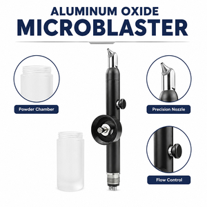 Oxyde d'aluminium dentaire de qualité supérieure pour micro-sablage et blanchiment des dents avec pulvérisation d'eau - Product Image 3