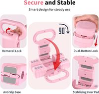 Ensemble d'haltères réglables OEM/ODM, 2 haltères de 10 lb chacune, légers, pour femmes, avec double verrouillage de protection, polyvalents, pour la maison et la salle de sport