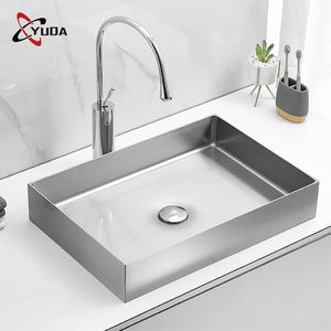 Fregadero de cocina de escurridor de montaje superior de un solo cuenco de acero inoxidable Yuda SUS 201/304 fregaderos de lavandería grandes para uso doméstico o comercial - Product Image 2