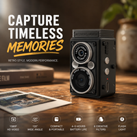Kamera Video Anak S11 4MP Lensa Ganda 12MP Foto 120 °   Kamera Digital Kreatif Anak dengan 2 Senter dan Penglihatan Malam Sudut Lebar