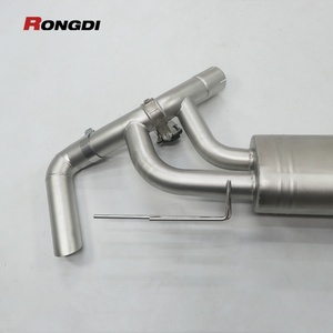 วาล์วทรอนิกส์แคทแบคสำหรับ BMW X5 M40i G05 3.0T ปี 2019-2025 ท่อไอเสียสแตนเลสพร้อมปลายท่อคาร์บอนสีดำ - Product Image 3