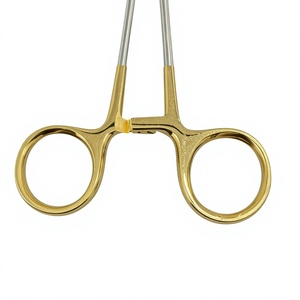 ชุดเครื่องมือผ่าตัดแบบใช้มือ Mayo Hegger Needle Holder ด้ามจับสีทอง ได้รับการรับรองมาตรฐาน ISO13485 สำหรับการผ่าตัดทั่วไป - Product Image 3
