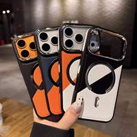 Étui de téléphone portable de luxe personnalisé antichoc en TPU+PC avec chargement magnétique sans fil et protection renforcée pour iPhone 17 Pro Max