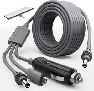 Câble Starlink Mini 3-en-1 9,8 pieds/3 m, câble d'alimentation haute vitesse 100 W+ USB C/allume-cigare de voiture/DC vers DC pour accessoires Starlink - Product Image 1