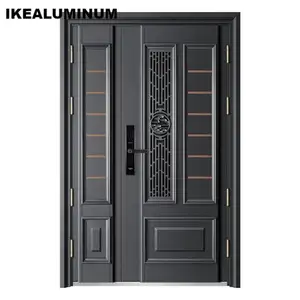 Ikealuminium oem ingresso 2024 porta principale progetta porta casa ingresso esterno porta di sicurezza ingresso principale