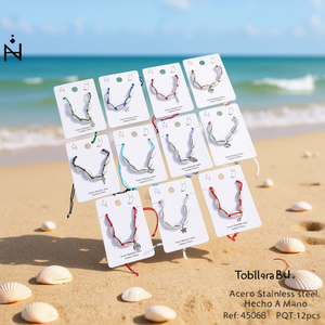 Cavigliera con conchiglie e 6 design in acciaio inossidabile di Tobillera - Product Image 3