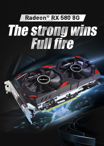 JIESHUO 580 8gb Nueva Tarjeta Gráfica GPU Rx580 8g para Computadora, Tarjeta Gráfica para Juegos de PC, Rx 580 8gb - Product Image 5