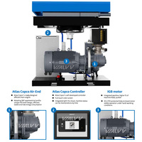 50hp Atlas Copco airend Head 37kw 50 HP compresor de aire de tornillo compresor de aire 37 kW