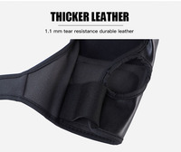 Gants de boxe demi-doigts en cuir PU pour adultes, hommes et femmes, respirants, avec fermeture auto-agrippante pour la boxe, le Muay Thai, le Sanda et le cyclisme