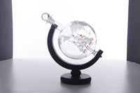 Vente chaude 850Ml Liqueur Verre Monde Monde Whisky Décanteur Haute Borosilicate Verre Whisky Décanteur