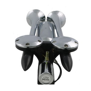 ชุดแตร<span class=keywords><strong>ลม</strong></span>เดี่ยว 12V/24V 110-120dB <span class=keywords><strong>แตร</strong></span>ไฟฟ้าโครเมียม/สแตนเลสสำหรับรถบรรทุก เรือ <span class=keywords><strong>รถ</strong></span>ไฟ และเรือเดินทะเล - Product Image 4