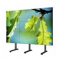 Panel de Video Wall LCD para Interiores, Matriz de Pantallas sin Costuras de 1.8mm, Pantalla de Bienvenida 3x3 para Educación y Uso en Ascensores