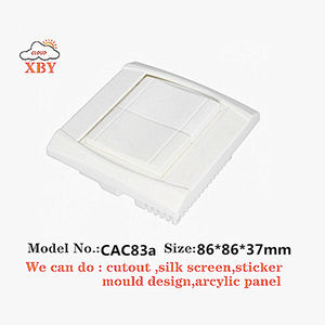 Boîtiers en plastique de lecteur de cartes de panneau Carylic extérieur boîtier en plastique ABS électronique avec boîtier en plastique personnalisé 86*86*37mm CAC83 - Product Image 4