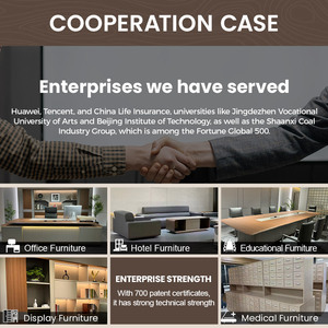 Escritorio de oficina ejecutivo de diseño moderno de lujo para Jefe o gerente para el hogar ejecutivo del CEO o muebles de oficina - Product Image 4