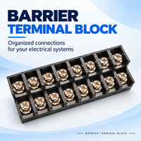 Bloc de bornier de barrière en acier de 7,62 mm, norme CUL VDE, à vis, vente en gros