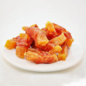 Fábrica Nova Orgânica Pato-Envolvido Batata Doce Frango Chew Sticks Pet <span class=keywords><strong>Food</strong></span> Training Treats Cães Carne de Alta Qualidade Alta Proteína - Product Image 2