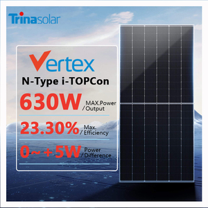 แผงโซลาร์เซลล์แบบสองหน้าชนิด N กำลังไฟ 600W 630W 620W โมดูลโซลาร์เซลล์แบบสองหน้าชนิด N กำลังไฟ 600 วัตต์ แผงโซลาร์เซลล์ 600-630w - Product Image 1