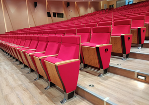 Asientos de auditorio de chapa para salón, diseño de aleación de aluminio, silla de corte de cine, asiento de auditorio, sillas en un aula - Product Image 2