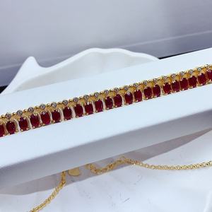 Nuevo Collar con Colgante de Plata de Ley S925 con Rubí, Joyería de Aniversario de Estilo Femenino a la Moda - Product Image 6