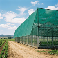 Filet d'ombrage en HDPE stabilisé aux UV, tricoté warp, taux d'ombrage 30%-95% pour la protection des cultures en serre, l'agriculture, les vergers et les pépinières