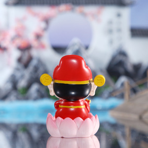 Cute Little Deity Resin <b>Statue</b> Flower Shape Home Decoration Artistic Desktop Ornament Gift - Product Image 4