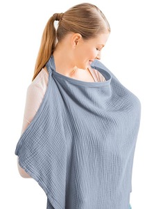Housse <span class=keywords><strong>d</strong></span>'<span class=keywords><strong>allaitement</strong></span> en mousseline pour bébé Housse <span class=keywords><strong>d</strong></span>'<span class=keywords><strong>allaitement</strong></span> respirante 100% coton <span class=keywords><strong>avec</strong></span> <span class=keywords><strong>cerceau</strong></span> rigide pour mère <span class=keywords><strong>Tablier</strong></span> <span class=keywords><strong>d</strong></span>'<span class=keywords><strong>allaitement</strong></span> - Product Image 4