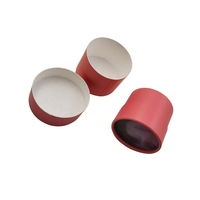 Nouvelle boîte d'emballage ronde colorée en faux cils de vison 3D étui à cils personnalisé emballage de cils de cercle de marque privée
