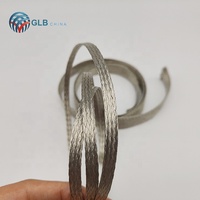 Fil de cuivre tressé plat étamé 5mm² 10AWG 45A 3m, Câbles électriques avec ruban et tuyau tressé en cuivre, Catégorie de produit