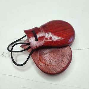 Vente en gros/OEM/prix d'usine Orff Instrument à percussion pour enfants <span class=keywords><strong>Trompette</strong></span> rouge Table de son Planche à tapoter en bois Planche de danse <span class=keywords><strong>ronde</strong></span> sans poignée - Product Image 4