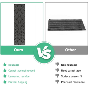 Châu Âu hiện đại cao su Thảm ủng hộ cầu thang chống trượt treads Thảm hình học hình chữ nhật cho nhà trẻ em bán buôn máy làm - Product Image 2