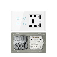 Nouvelle Prise Murale Intelligente Universelle Double 2025 avec Prise en Charge ZIGBEE WIFI, Commande Vocale Alexa et Application Smart Life