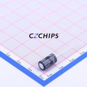 Condensador Electrolítico de Aluminio de Orificio Pasante ECR1VLH470MLL063011, Orificio Pasante, D6.3xL11.5mm 47uF 20% 35V 2.5mm - Product Image 1