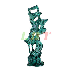 ประติมากรรมเรซิ่นนามธรรมรูปทรงไม่สม่ำเสมอ ของตกแต่งพื้นแบบศิลปะสำหรับตกแต่งล็อบบี้โรงแรมและสำนักงานขาย - Product Image 4