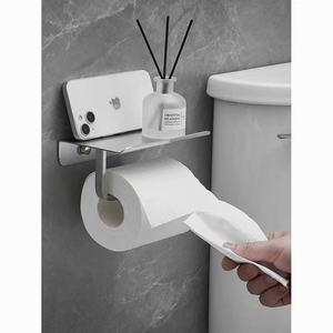 Portarrollos <span class=keywords><strong>de</strong></span> Papel Higiénico Universal <span class=keywords><strong>de</strong></span> Acero Inoxidable 304 para Uso Doméstico y Comercial, con Soporte para Teléfono y Montaje en Pared - Product Image 3
