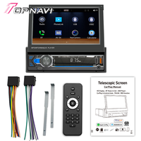 Autoradio 7 pouces rétractable, écran TV de voiture, lecteur MP5, lecteur vidéo portable, lecteur DVD pour voiture