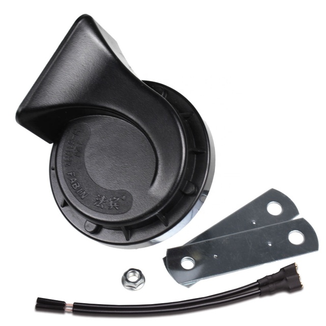 12v Compact Horn Loud High Tone 510HZ Waterproof Auto Horn Electric Snail Horn High and Low Tone