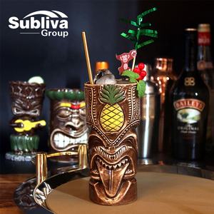 Taza Tiki Worriors de lengua larga de cerámica 550ml - Product Image 3