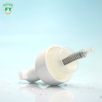 Fuyun 200ml Flacon pompe de lavage des mains en plastique moussant minimaliste blanc givré pour cosmétiques avec joint sécurisé