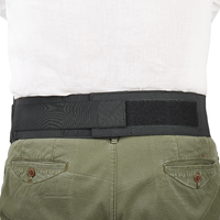 Étui tactique pour arme de poing à porter sous la ceinture, ajustable, pour dissimulation, pochette de taille CCW indétectable, ceinture de combat avec support pour téléphone