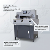 Cortadora de Papel Eléctrica Programable BC-520V8, Ancho de Corte de 520 mm, Máquina Industrial para Cortar Papel para Imprenta