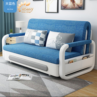 IEasy-sofá cama plegable convertible, mueble moderno y funcional para sala de estar, individual, futón