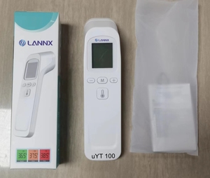 Lannx uyt 100 Nhà máy bán lâm sàng y tế Nhiệt kế súng kiểm tra sốt không có cảm ứng nhiệt kế mini Hồng ngoại trán Nhiệt kế - Product Image 1