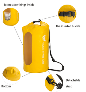 OEM/ODM 5L-50L Gama 500D PVC Impermeable Senderismo Camping & Nadar Mochila seca Bolsa a prueba de <span class=keywords><strong>agua</strong></span> para actividades al aire libre - Product Image 6