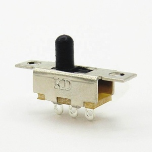 מתג שקופית שחור 1p2t אלקטרוני <span class=keywords><strong>3</strong></span> pin 2 מיקום מתגים ידית סיבוב ידית - Product Image 2